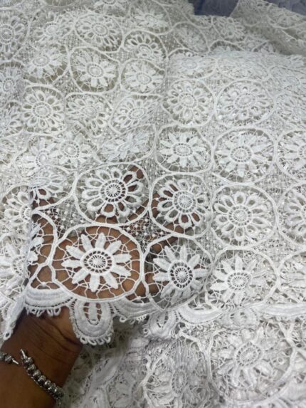 SAMPLE CORD LACE-OFF WHITE (LENGHT 41) MOQ 5YRDS ABOVE