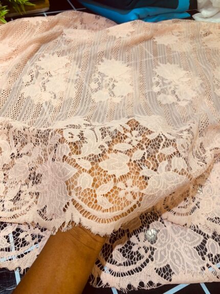 PANEL CHANTILY -peach ( MOQ 6 PANEL)