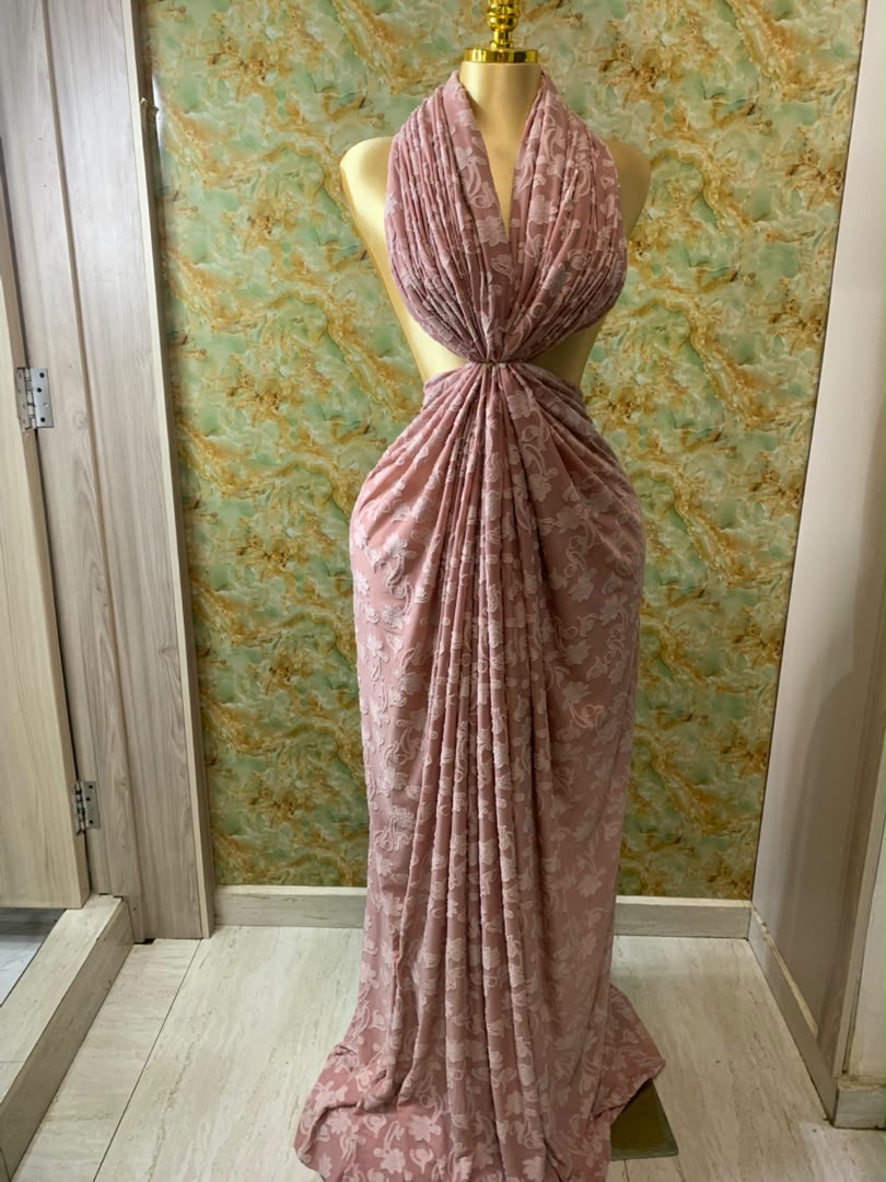 STRECHY JACQUARD- ONION (MOQ 6YRDS ABOVE)