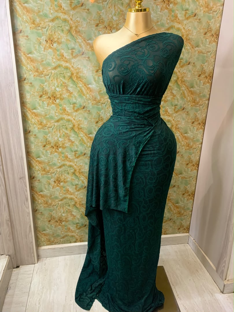 STRECHY JACQUARD-GREEN (moq 6yrds above)