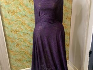 STRECHY JACQUARD-  MAGENTA (MOQ 6YRDS ABOVE)