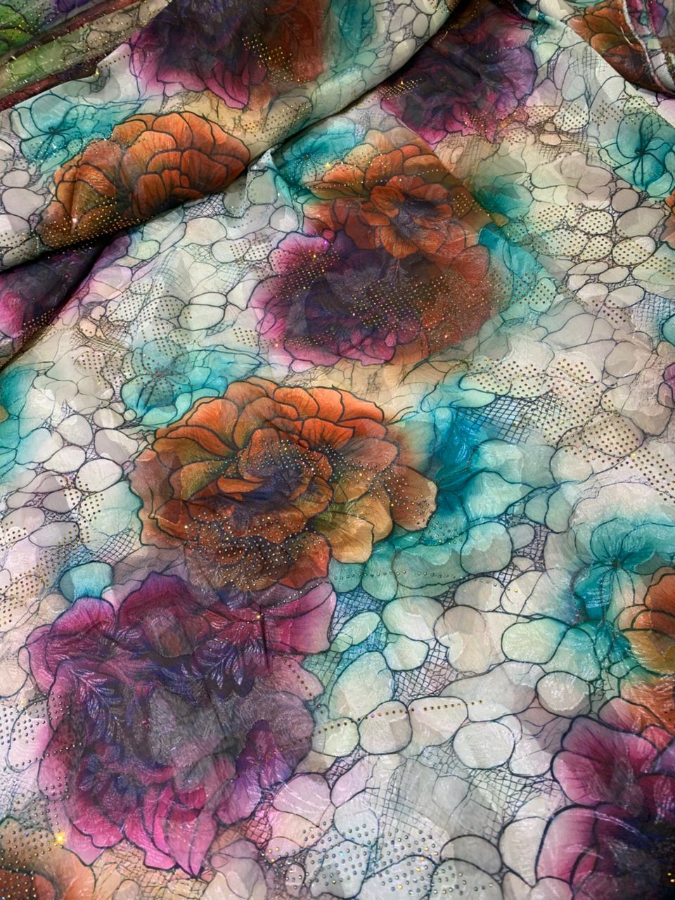 LUXURY STONE JACQUARD- (MOQ 5YRDS)
