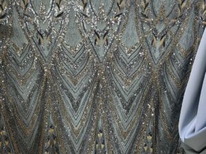 BEADED LACE-SOFT BLUE (NO MOQ)