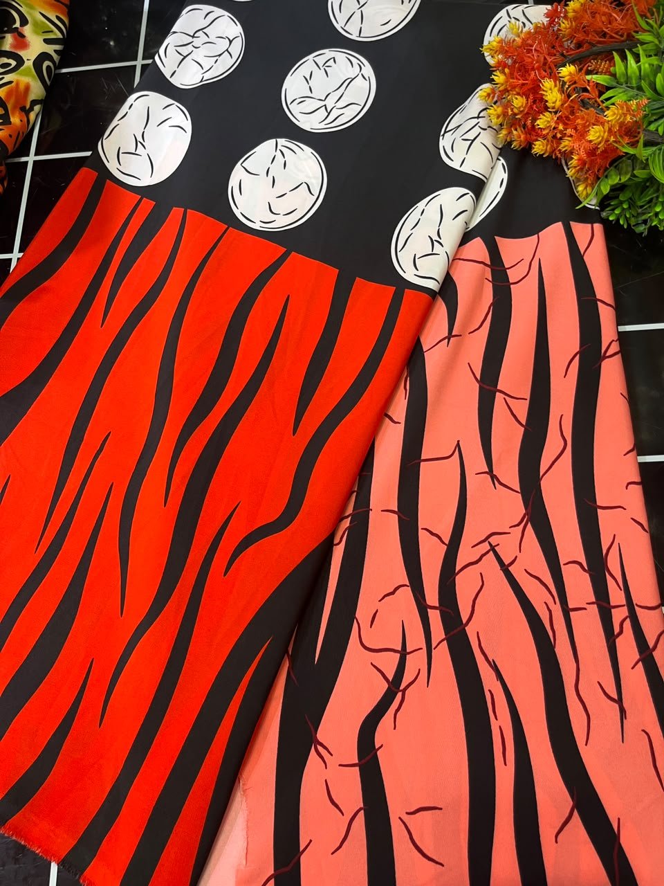 AYOKA VINTAGE CREPE PRO-ORANGE