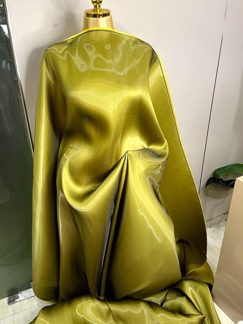 MIRROR ORGANDY- OLIVE