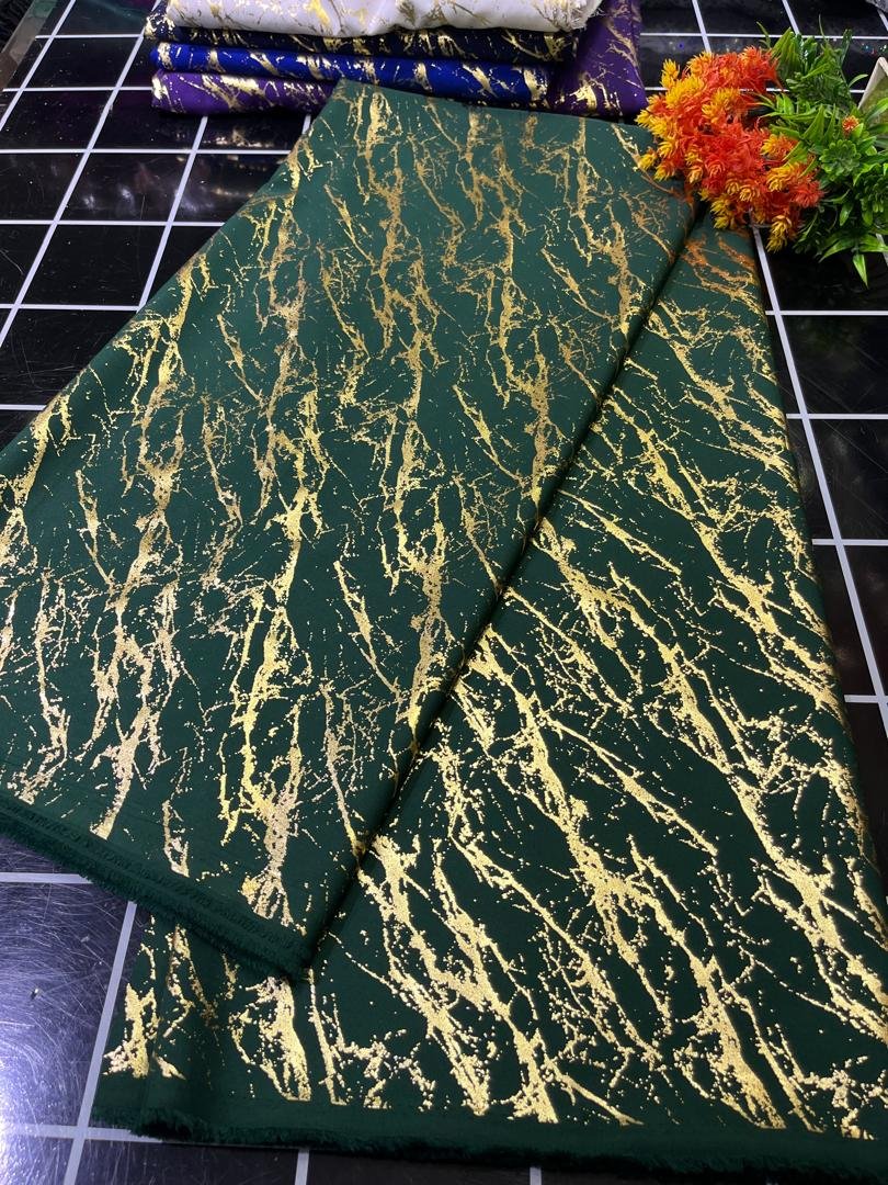 SAMPLE FANCY SPARK - GREEN (MOQ 6 YARDS)