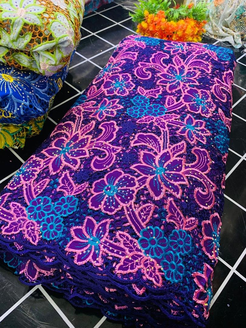 SWISS CORD LACE - PURPLE