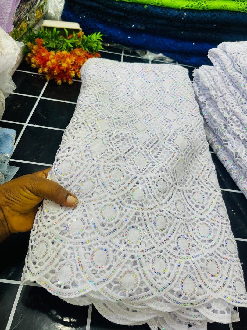 CORD LACE - WHITE