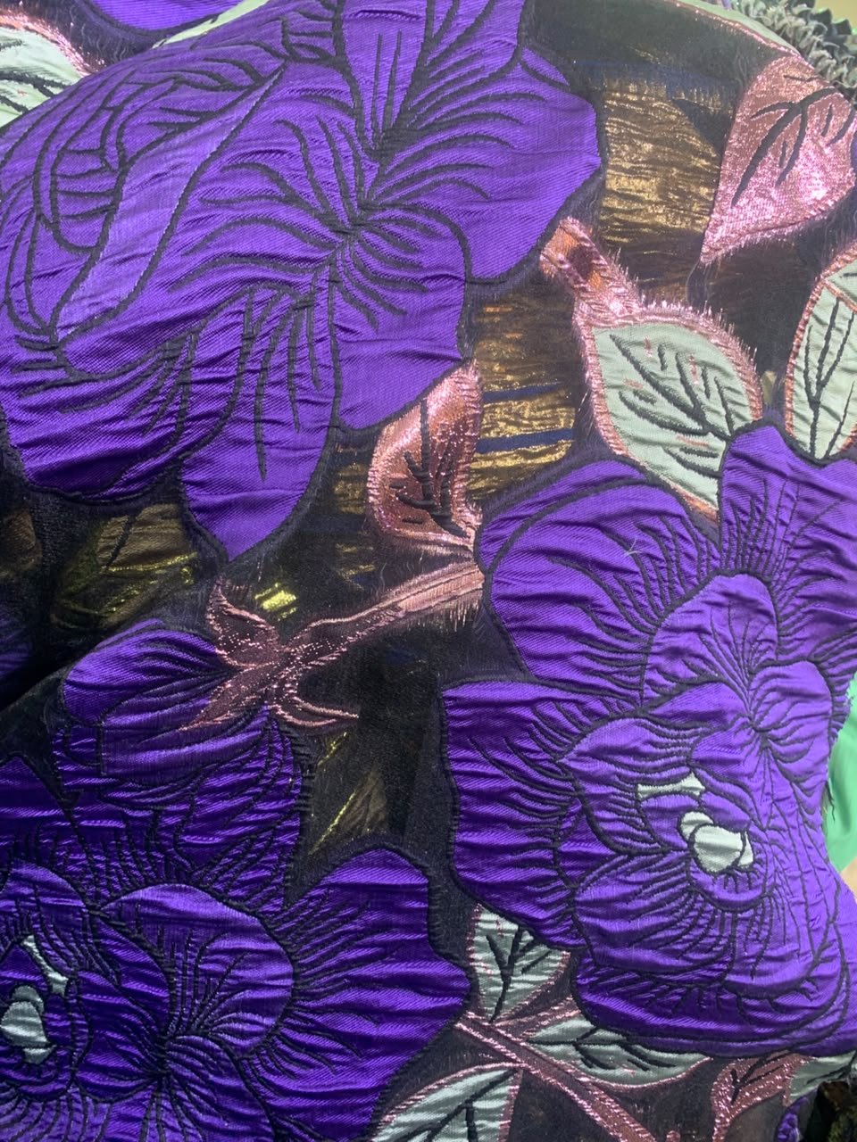 ORGANZA BROCADE-PRUPLE