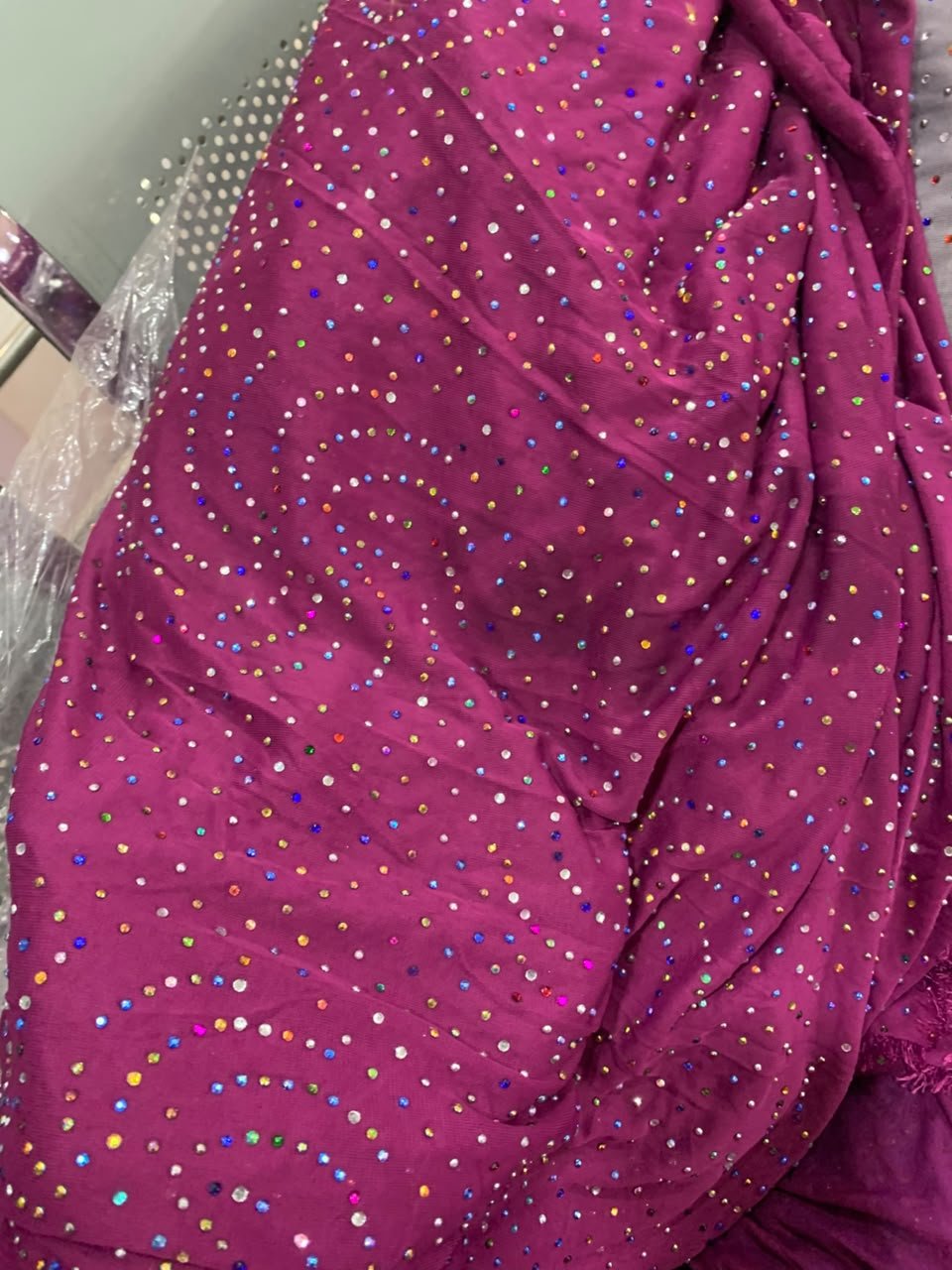 STONE MESH-MAGENTA